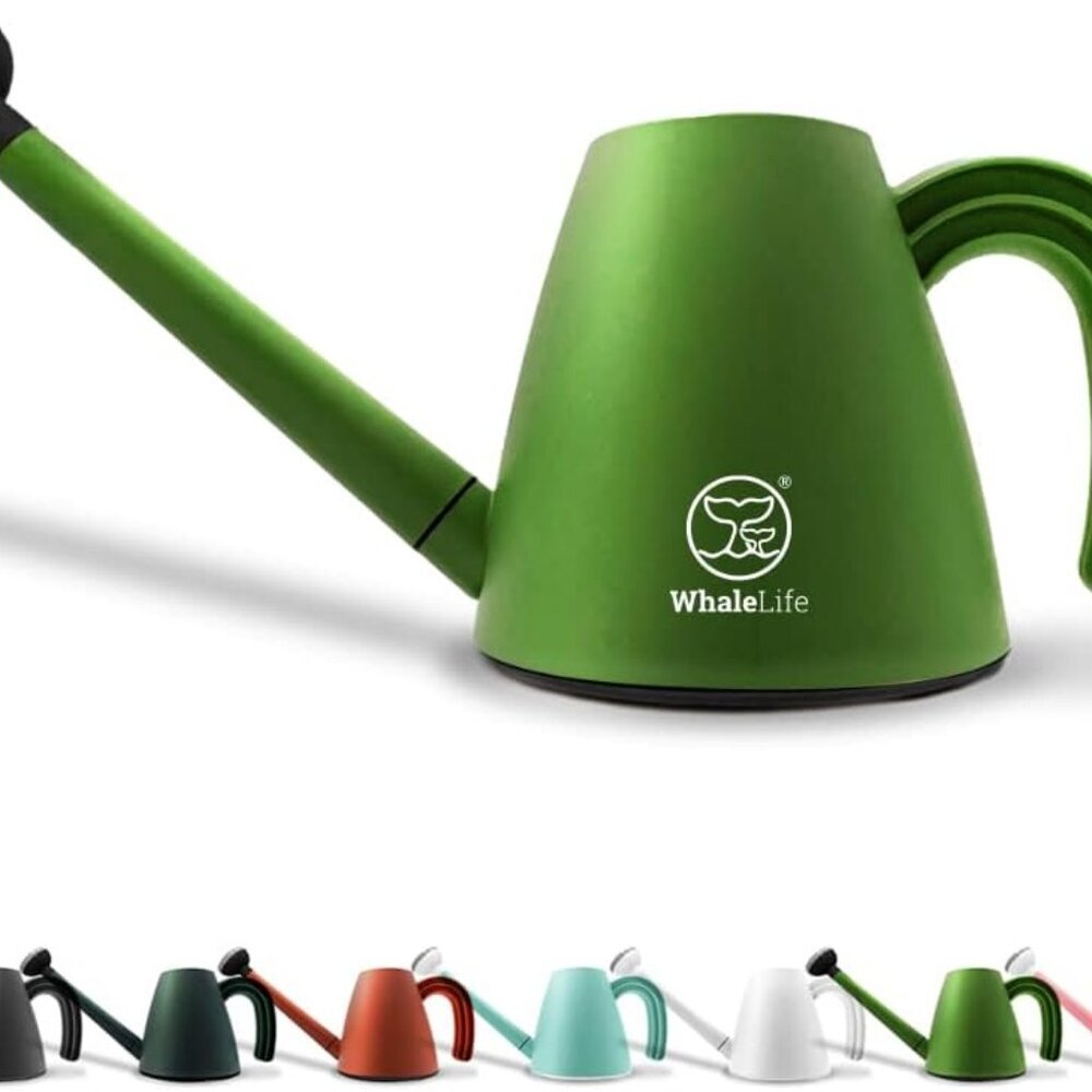 Indoor Watering Can for House Bonsai Plants 2.0L, Green